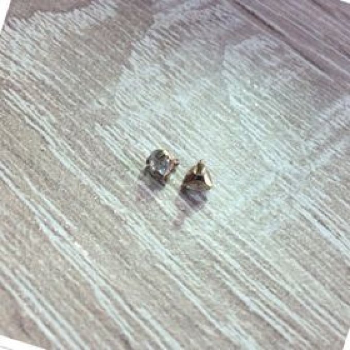 tete strass titane gold